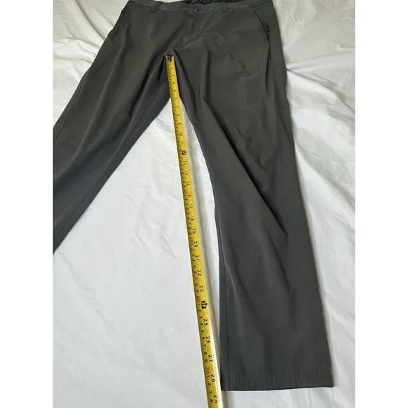 Vuori Canvas Aim Pants Men’s Gray Stretch Golf Performance 33x29 - Picture 7 of 8